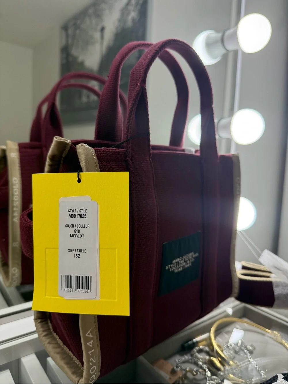 Marc Jacobs The Tote Bag in Merlot - Picture 2 of 3